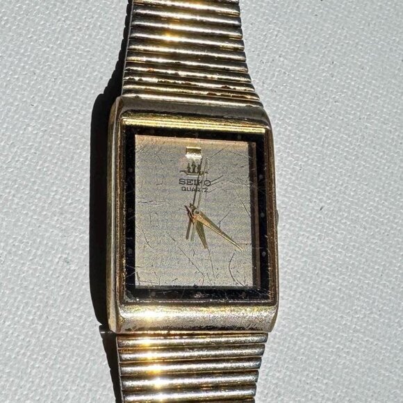 Vintage Seiko 5y91-5030 Galaxy Tank Watch RARE - Picture 3 of 5